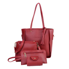 Load image into Gallery viewer, 3Pcs/Set Bags For Women Handbag 2019 PU Leather Shoulder Bags Casual Tote Tassel Top Handle Designer Bag Composite Messenger Bag