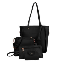Load image into Gallery viewer, 3Pcs/Set Bags For Women Handbag 2019 PU Leather Shoulder Bags Casual Tote Tassel Top Handle Designer Bag Composite Messenger Bag