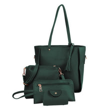 Load image into Gallery viewer, 3Pcs/Set Bags For Women Handbag 2019 PU Leather Shoulder Bags Casual Tote Tassel Top Handle Designer Bag Composite Messenger Bag