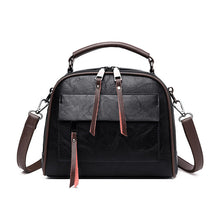 Load image into Gallery viewer, Women's leather bag brown Double zip pocket fashion Women handbag PU tote crossbody bags Lady shoulder bags Female Messenger Bag