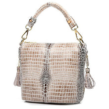 Load image into Gallery viewer, PROMOTION Designer Shiny Graceful Crocodile Grain Women's 100% Genuine Leather Embossed Cross Body Handbags*Free Shipping S0721