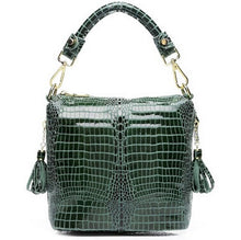 Load image into Gallery viewer, PROMOTION Designer Shiny Graceful Crocodile Grain Women's 100% Genuine Leather Embossed Cross Body Handbags*Free Shipping S0721