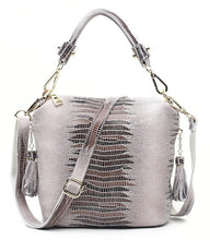 Load image into Gallery viewer, PROMOTION Designer Shiny Graceful Crocodile Grain Women's 100% Genuine Leather Embossed Cross Body Handbags*Free Shipping S0721
