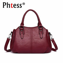Load image into Gallery viewer, Luxury Handbags Women Bags Designer 2019 Female Tote Bags High Quality Sac A Main Female Leather Shoulder Bag Vintage Ladies New
